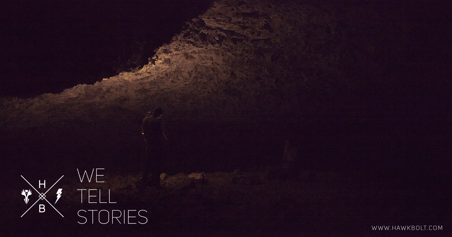 HawkBolt video production advertisement design mockup 