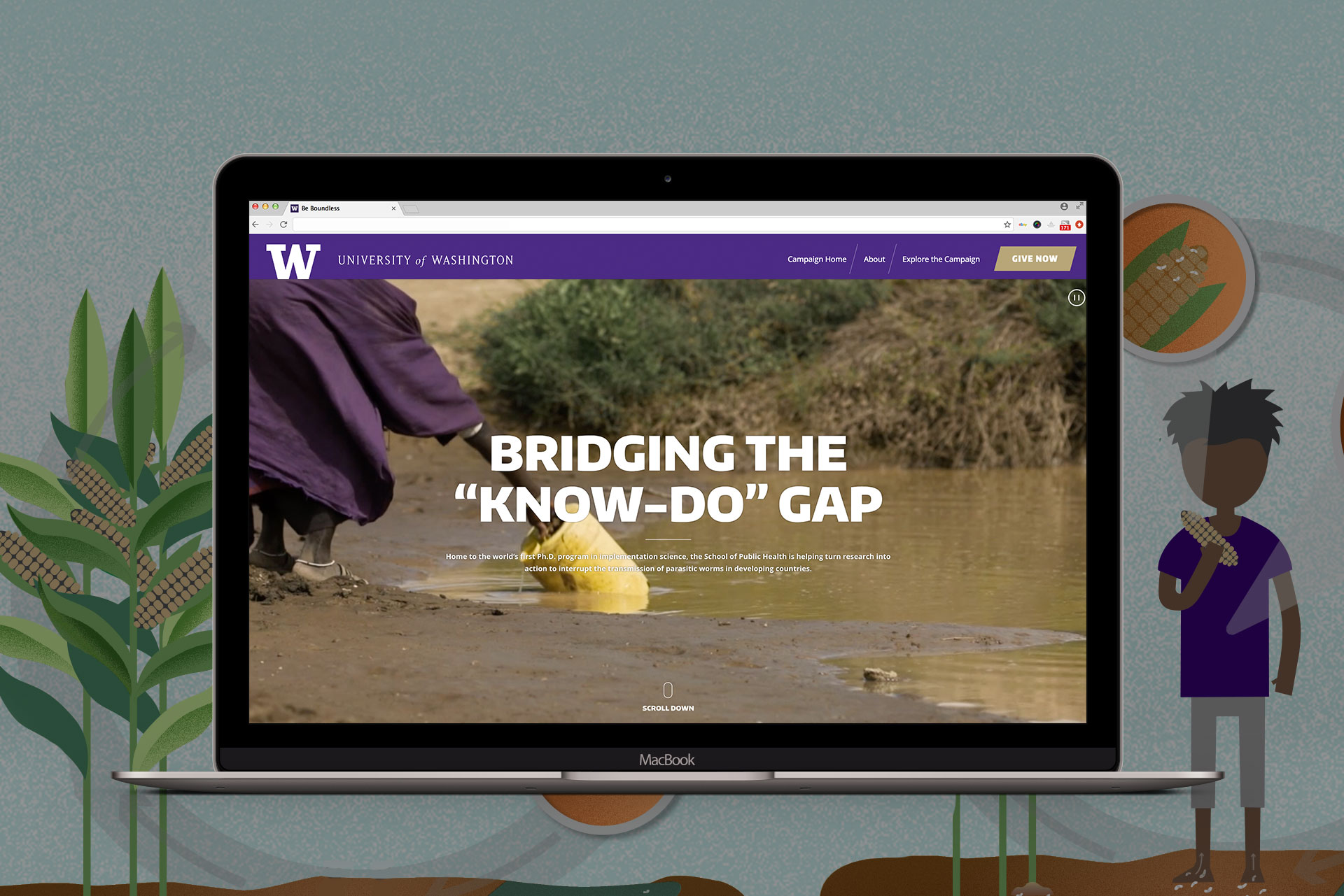 university of washington school of public health full website design thumbnail